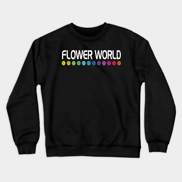 Flower World Crewneck Sweatshirt by ThemeParkShop